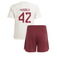 Camiseta Bayern Munich Jamal Musiala #42 Tercera Equipación para niños 2023-24 manga corta (+ pantalones cortos)